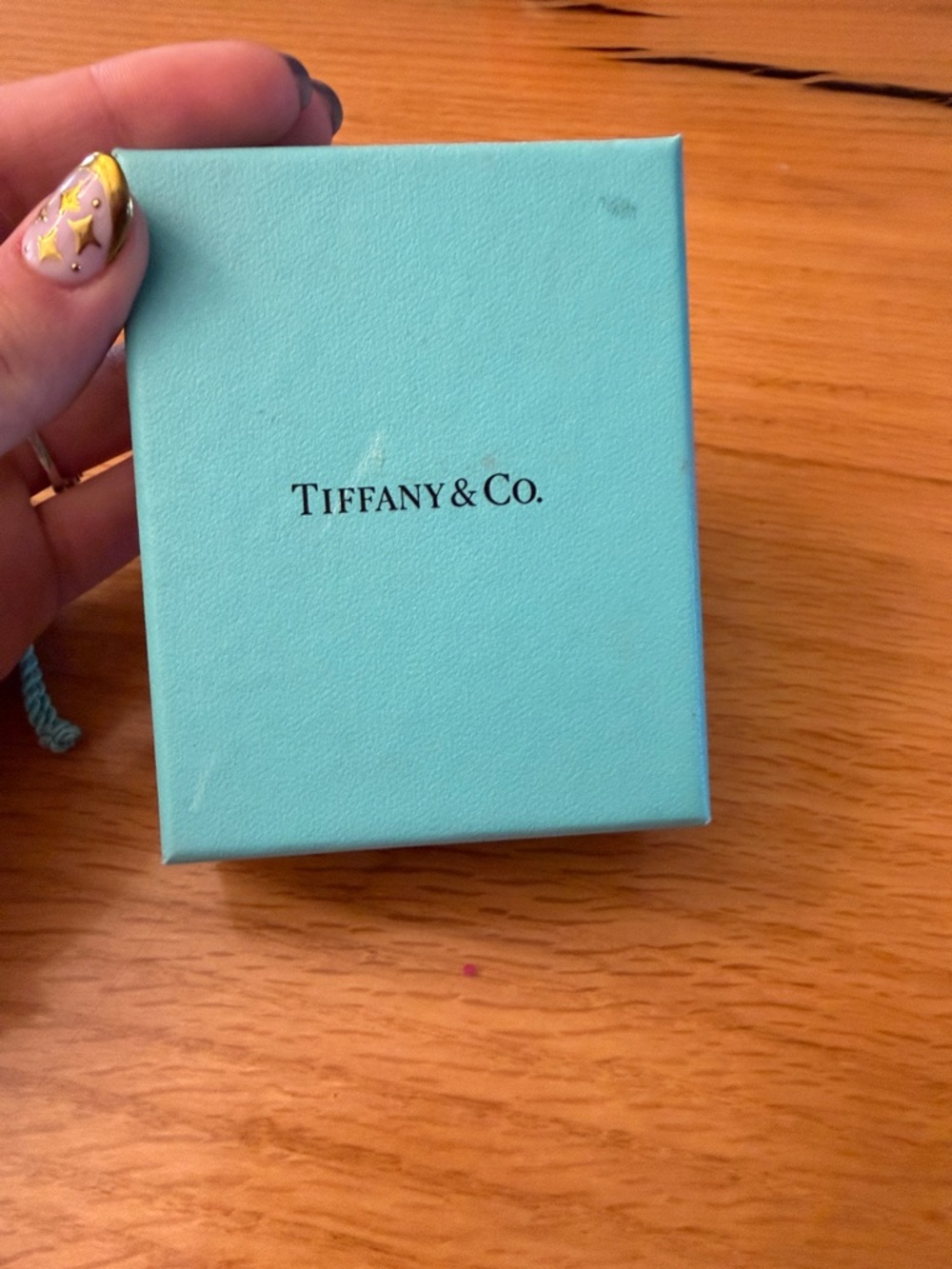 Tiffany & Co. Silver Bead Bracelet with Tiffany Blue Heart Charm - Picture 3 of 3